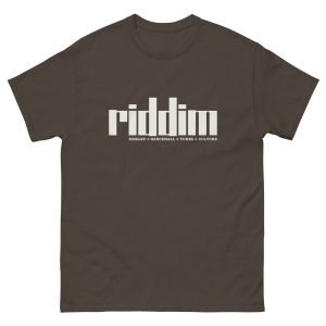 RIDDIM Tee – Dark Chocolate