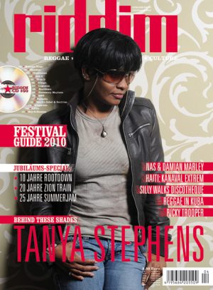 Riddim Nr. 50 — Tanya Stephens (Juli/August 2010) — inkl. Riddim CD #50