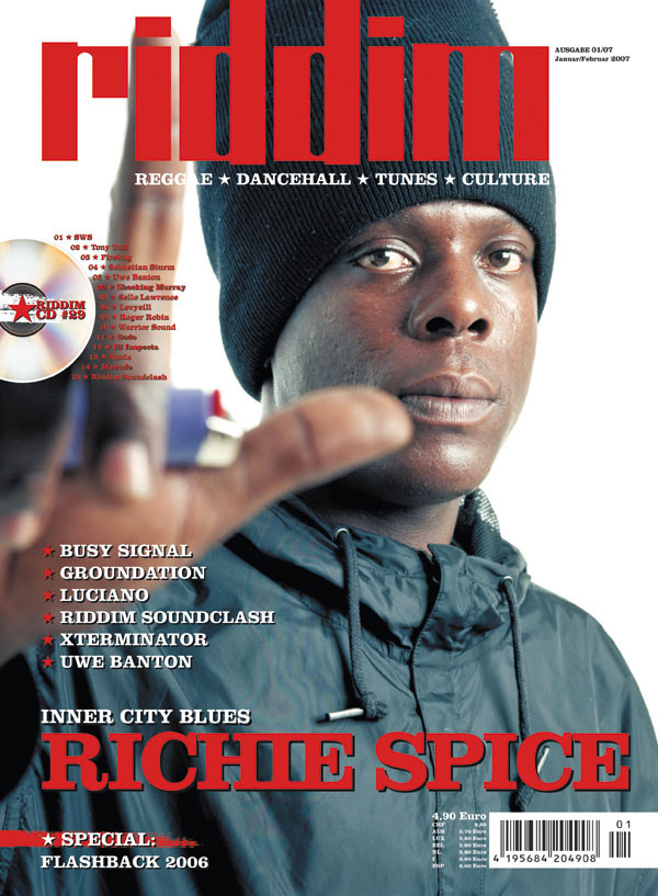Riddim Nr. 29 - Richie Spice (Januar/Februar 2007) - inkl. Riddim CD #29