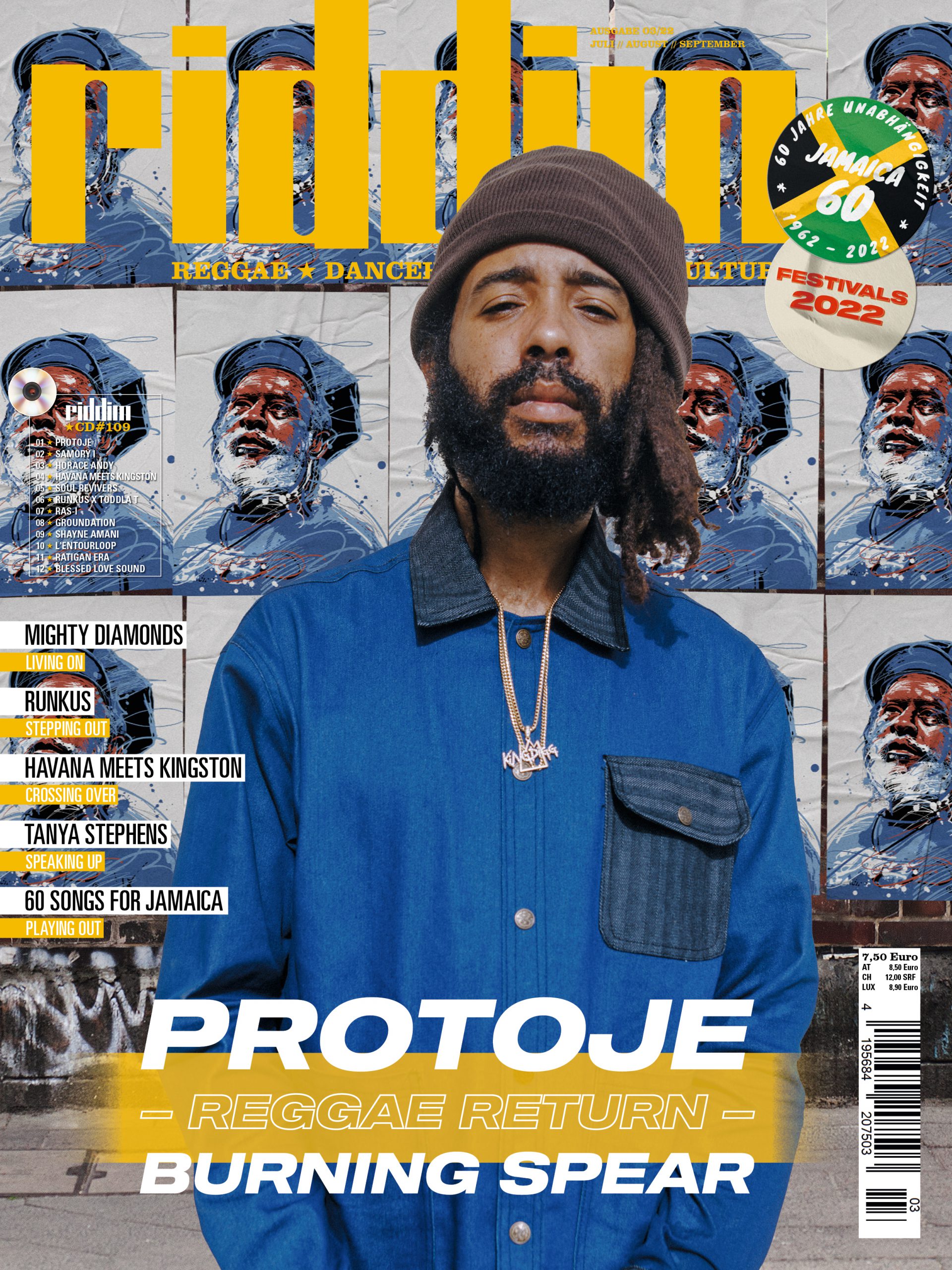 RIDDIM #109 Protoje / Burning Spear – Reggae Return inkl. CD