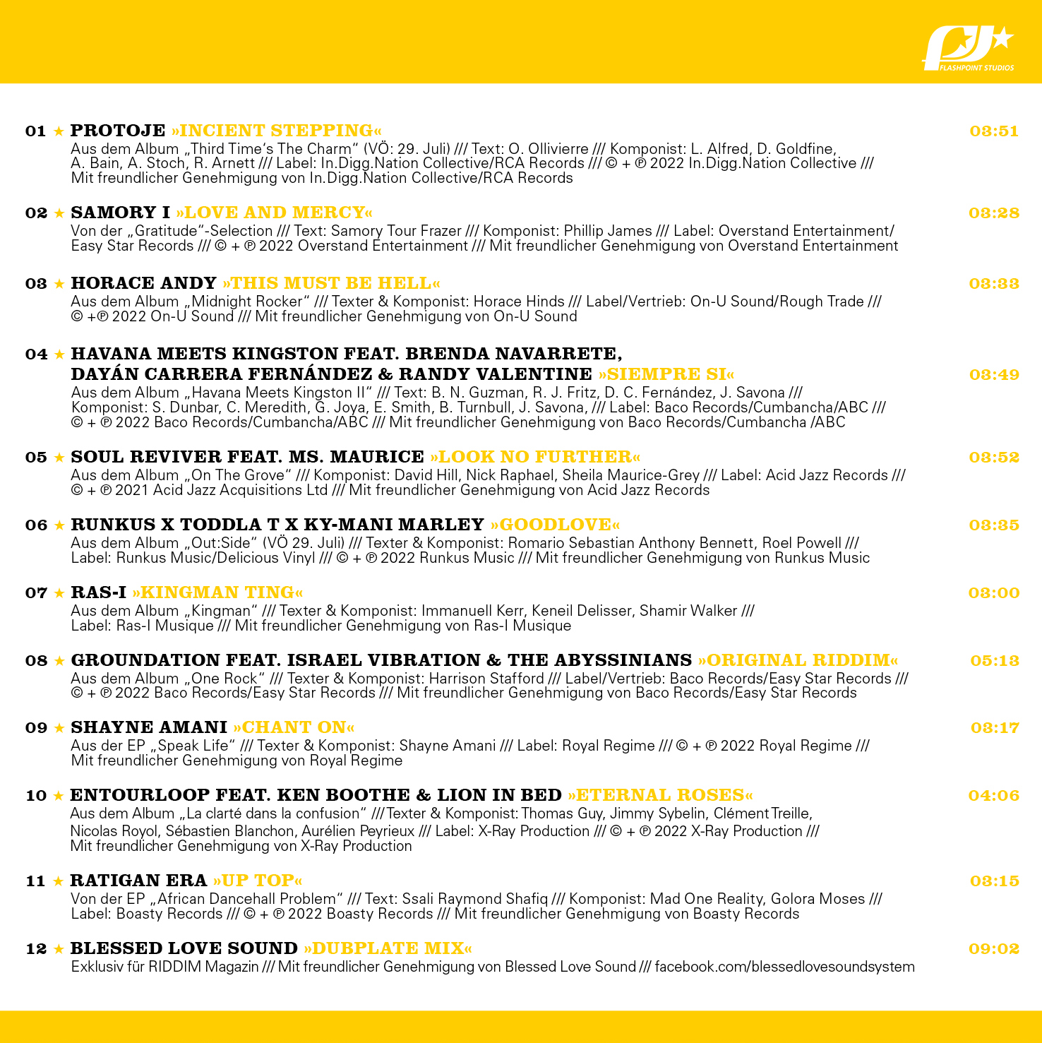 RIDDIM #109 Protoje / Burning Spear – Reggae Return inkl. CD – Bild 3