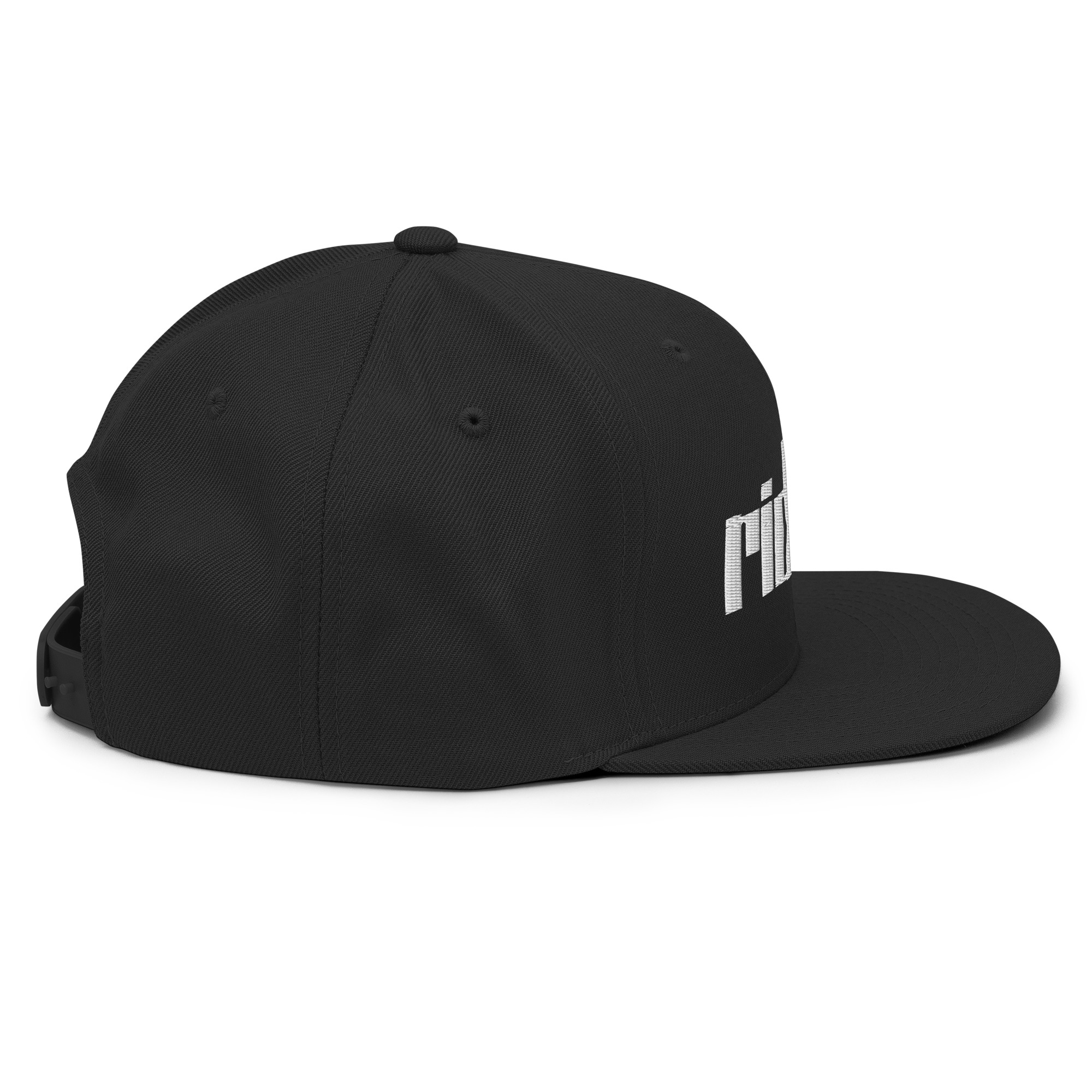 RIDDIM Snapback – Black - Image 6