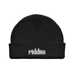 RIDDIM Fisherman Beanie – Black