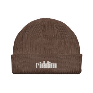 RIDDIM Fisherman Beanie – Walnut