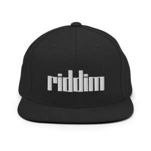 RIDDIM Snapback – Black