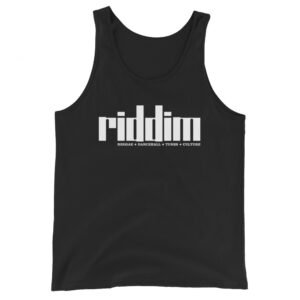RIDDIM Men’s Tank Top – Black