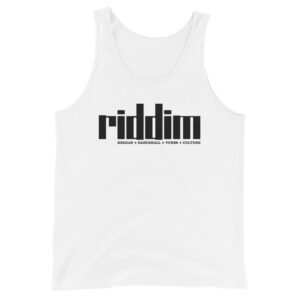 RIDDIM Men’s Tank Top – White
