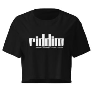 RIDDIM Women’s Crop Top – Black