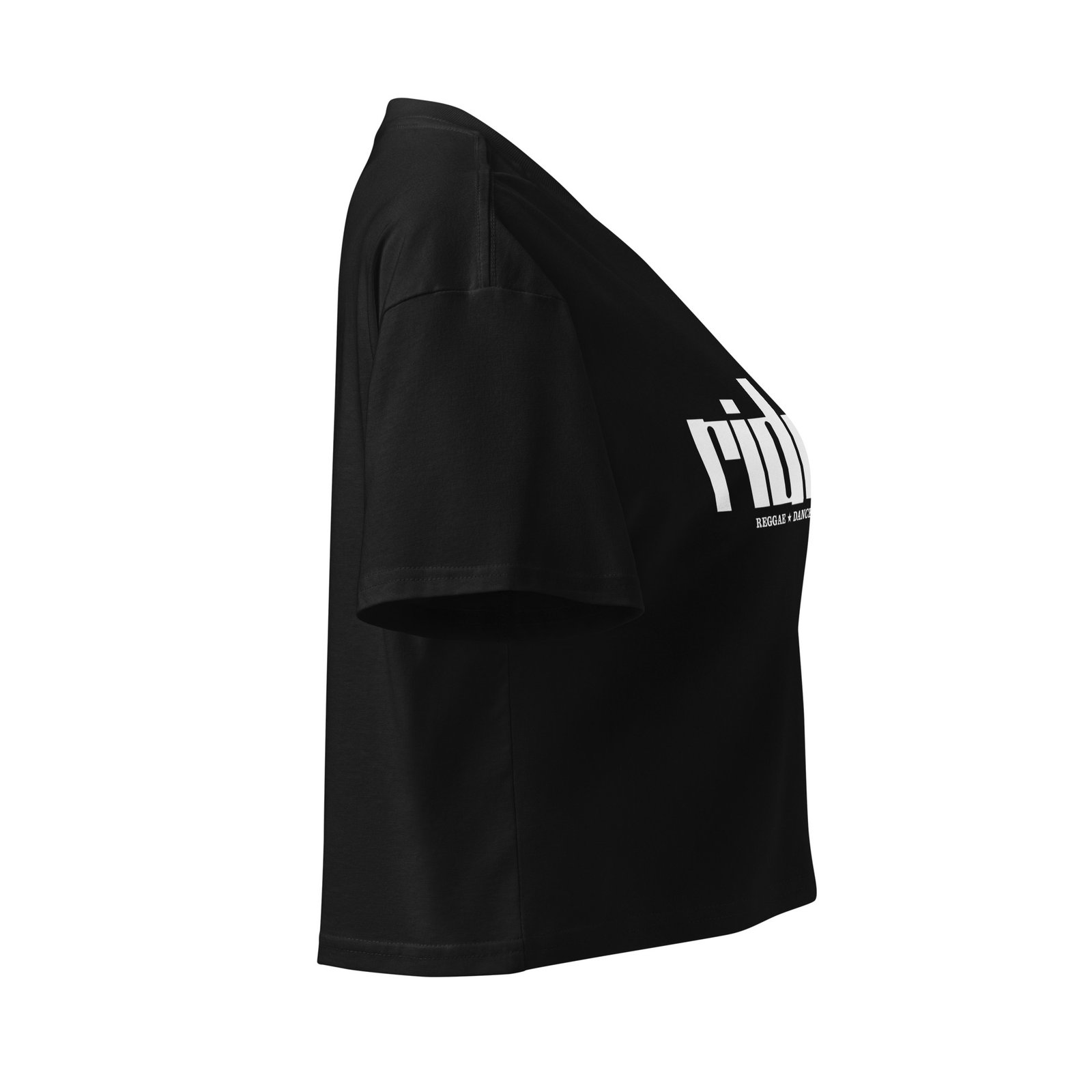 RIDDIM Women's Crop Top – Black - Image 4