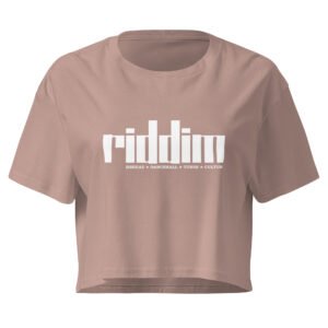 RIDDIM Women’s Crop Top – Hazy Pink