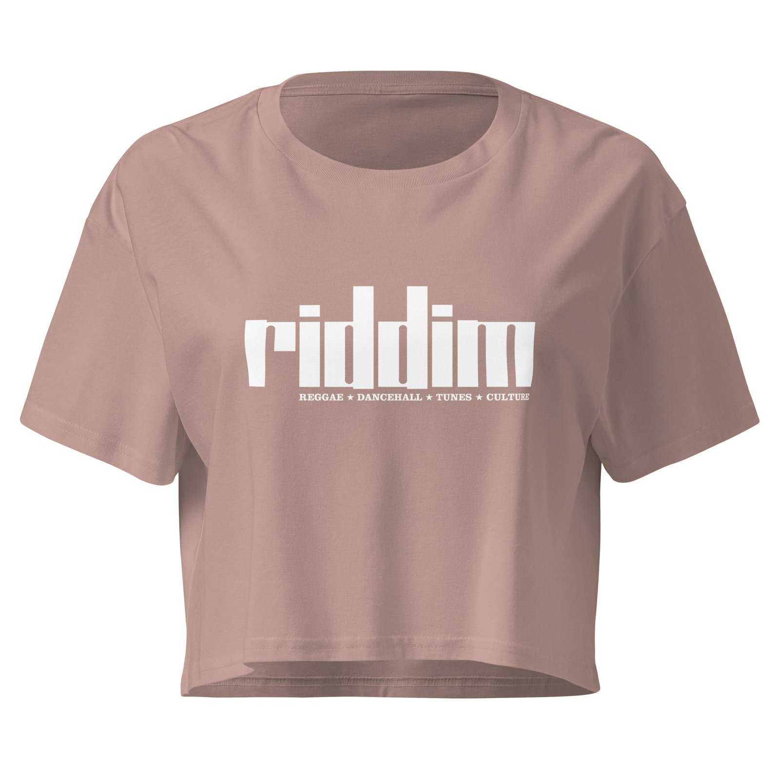 RIDDIM Women's Crop Top – Hazy Pink