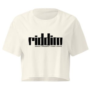 RIDDIM Women’s Crop Top – Natural