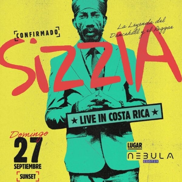 Sizzla live in Costa Rica 2026 – Jamaican Reggae & Dancehall Experience